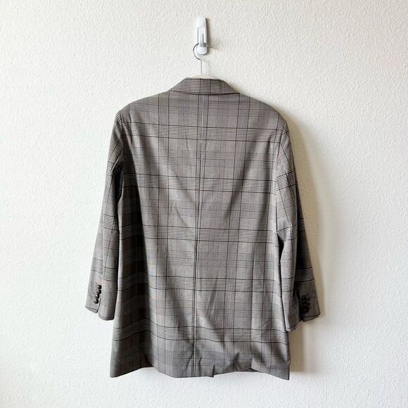 The Kooples Prince of Wales Suit Jacket in Beige Size 42 (10 US) - Picture 6 of 13
